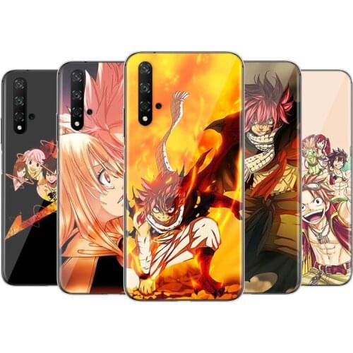 Anime Manga Fairy Tail Silicone Cover For Huawei Honor 9X 9N 9 Lite 8S 8C 8X Play 8A 8 V9 3E 7A 7C Pro Phone Case