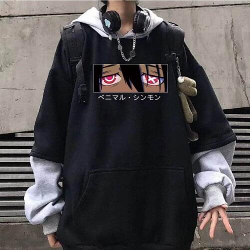 2021 Anime Fire Forc Benimaru Shinmon Eyes Printed Hoodie Unisex Funny Long Sleeve Oversize Hip Hop Sweatshirt