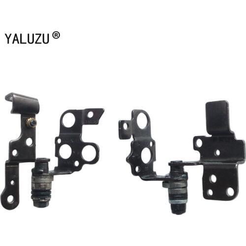 YALUZU NEW 1 pair LCD Hinges For HP Envy Touchsmart M6-N000 15Z-Q ENVY 15-Q series LCD Hinges set Left Right 720548-001