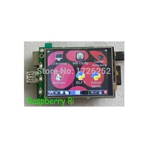 3.2 inch 26PIN TFT LCD Module with Touch Panel XPT2046 for Raspberry Pi B / B+ 320*240 SPI Interface