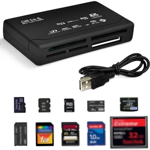 Card Reader Adapter USB 2.0 SD TF CD Memory Card Reader 12Mbps Transmission