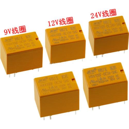 Free shipping 10PCS relay HK4100F-DC3V-SHG 3A 3V 6 feet