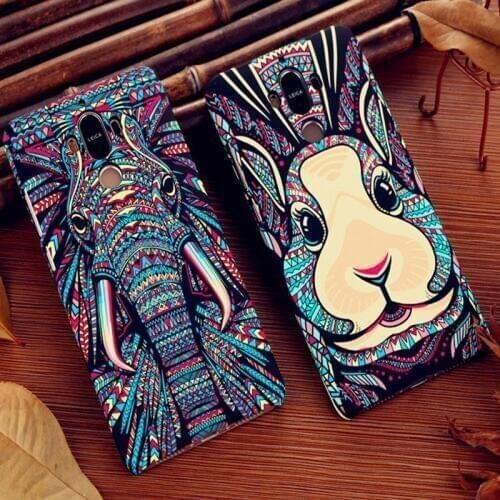 Case For Huawei Mate 9 / Mate 9 Pro Cover Ultra thin Plastic Animal frosted relief night glow Hard mobile phone Casing kimTHmall