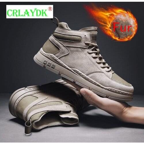 CRLAYDK Men's Winter Sneakers