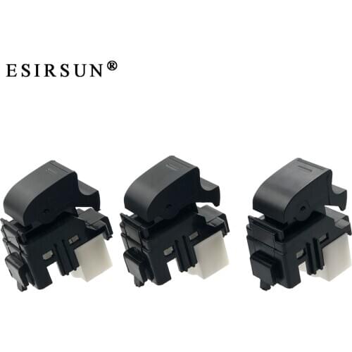 Esirsun 3PCS Front Right Rear Left Rear Right Window Lifter Control Switch Fit For Geely SC7,SC7 Prestige,SL,FC,Vision