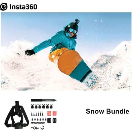 Insta360 Snow Bundle Sport Accessory Ski accessories selfie stcik For Insta360 ONE X2 ONE R oneX GO2 Video Camera