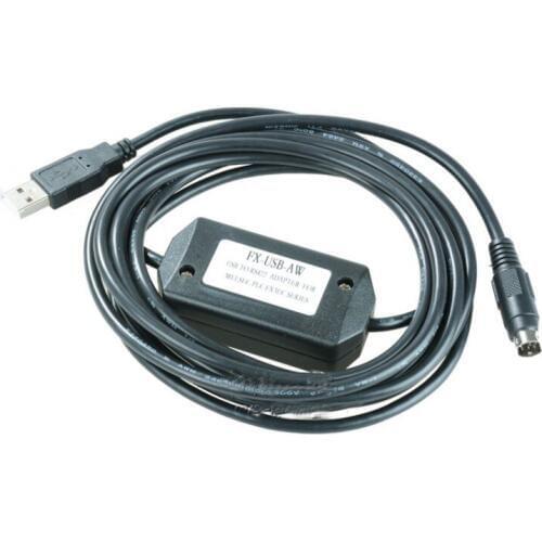 FX-USB-AW programming cable for PLC programming FX3U FX3G PLC