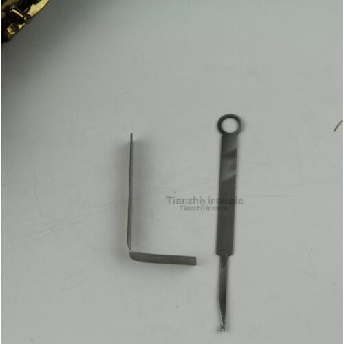 2pcs Sax Repair Tools debugging hook spring pin spring strength