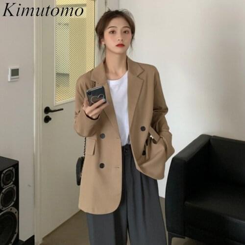 Kimutomo Women's Long Blazers