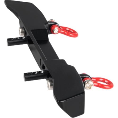 Metal Bumpers Rear Back Guard With Pull Ring for KYX RC Model Car Axial SCX24 Parts