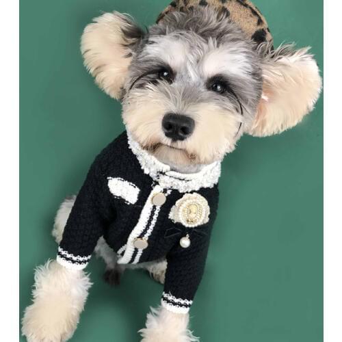 Autumn Winter Pet Dog Clothes for Small Dogs Pets Clothing French Bulldog Warm Sweater Pug Costume Chihuahua Apparel PC1384