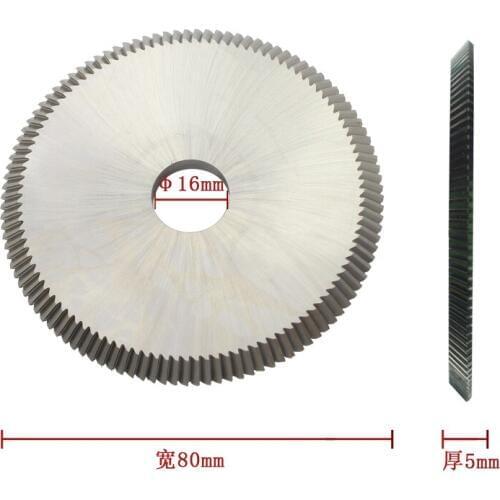 P526 Raise P01 HSS 80*5*16mm*110T Key Cutter Cutting Saw Blade