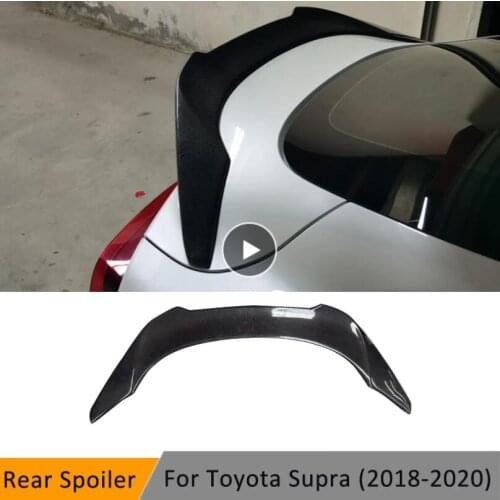 Rear Carbon Fiber Car Rear Trunk Lip Spoiler Wing Fits For Toyota For Toyota Supra 2018 2019 2020 2021