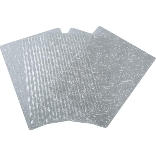 1Set Transparent Texture Cookie Texture Mat Bakeware Texture Sheet Set Sugar Craft Decoration Baking Tools Fondant Cake Mold