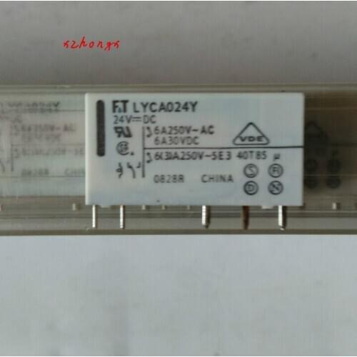 Relay FTR-LYCA024Y/DC24V LYCA024Y/24VDC One open and one closed 6A5 feet