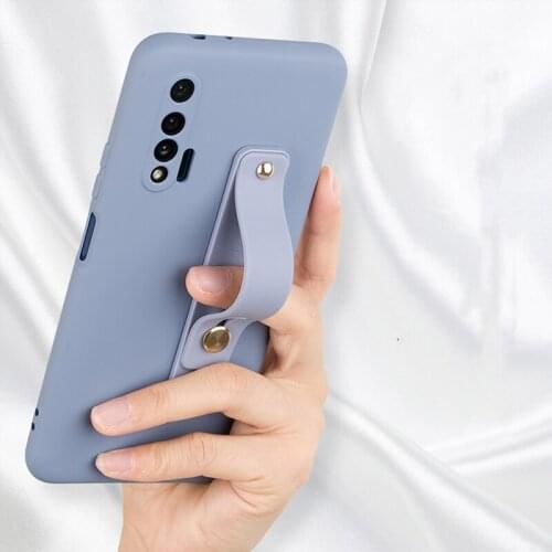 Silicone Wrist Band Mobile Phone Holder Push Pull Hand Finger Grip Universal Phone Bracket Desktop Stand on For iPhone Samsung