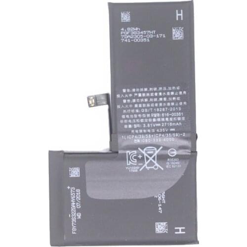 10pcs /lot 2716mAh 0 zero cycle Replacement Li-Polymer Battery For iPhone x 10 Accumulator Batteries Internal Battery