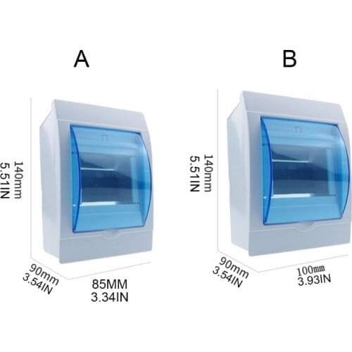 Waterproof Electrical Distribution Box Home Switch Protective Case for 2-3/3-4 Ways Wall Mounted Circuit Breaker
