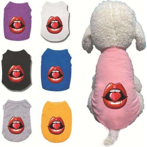 XS-5XLPet Dog Clothes Cute Puppy Pet Costume Cartoon Dog Clothing For Small and Medium Dogs Shirt Vest Kitty Doggie Outfit