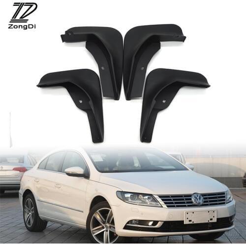 ZD Car Front Rear Mudguards For 2013 2014 2015 2016 VW CC Volkswagen Splash Guards Car-styling Mudflaps Accessories 1Set Fenders