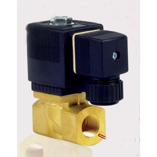 1/2" 2/2 way high pressure high temperature brass solenoid valve water valve 5404 series