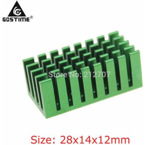 10 Pieces/lot Gdstime 28x14x12mm Cooler System Heat Sink For Chip IC MOS VGA Card Cooling