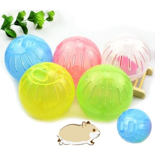 2pcs Products for Hamster Toy Wheel Ball Accessories Little Pet Climbs The Ladder Windmill Running Ball Mini