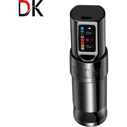 DK Brand DK-W1 Wireless Tattoo Machine,Professional Wireless Tattoo Pen,Powerful Coreless Motor,2400 mAh Li Battery,36mm Grip