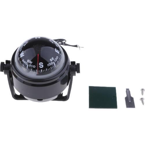 Black Compass Ball for Boat Navigation Sailing Car Caravan Decoration