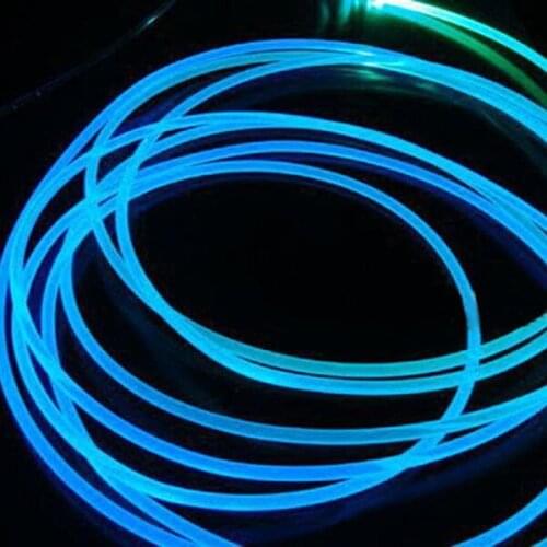 Long 1M PMMA Side Glow Optic Fiber Cable 1.5mm/2mm/3mm Diameter for Car LED Lights Bright MUMR999