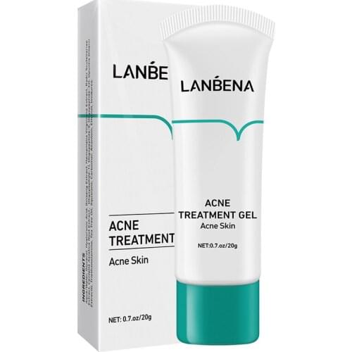 LANBENA Acne Treatment Face Cream Blackhead Removal Damage Fade Marks Repair Acne Scars Gel Shrink Pores Whitening Skin Care 20g