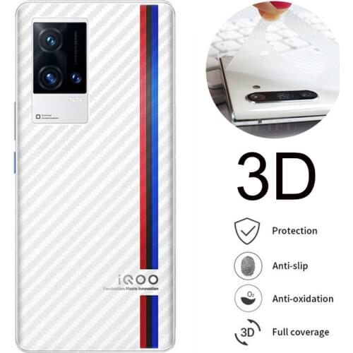 3D Curved Clear Carbon Fiber Film For Oppo Reno Z A5s A1k A9 A5 2020 Back Full Cover Screen Protector Realme C2 Q 5 X2 6 Pro XT