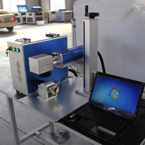 Leather Rubber Paper Plastic Glass Co2 Laser Marking Machine with Production Line Nonmetal Material Laser Engraving Making