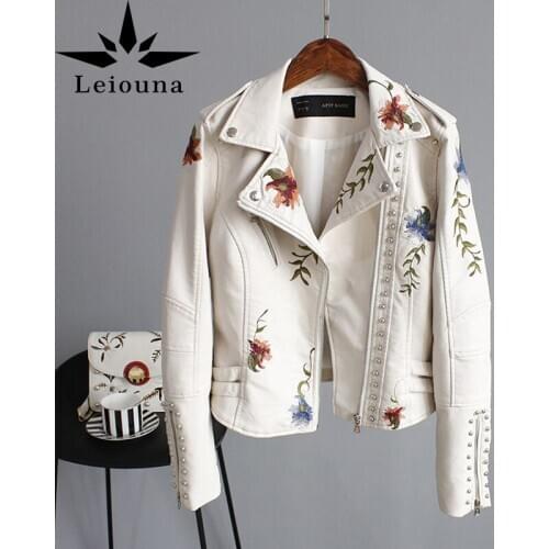 Женские кожаные куртки Leiouna China At AliExpress