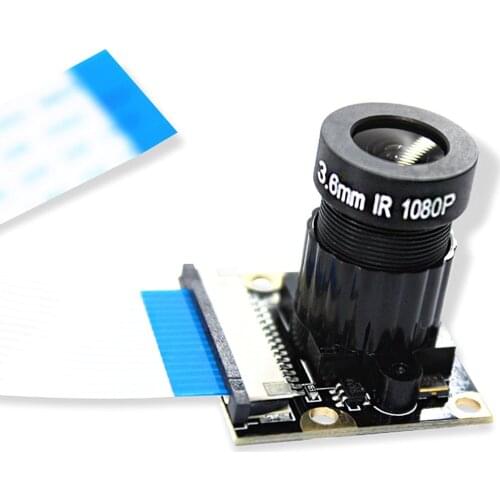 OV5647 3.6mm night vision camera module for Raspberry PI 3/4 generation csi interface, adjustable focal length