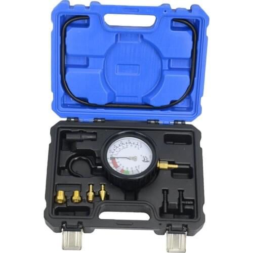 Vacuum Pump Tester Set Vacuum Gauge and Brake Bleeder Kit for Automotive with Adapters Case
