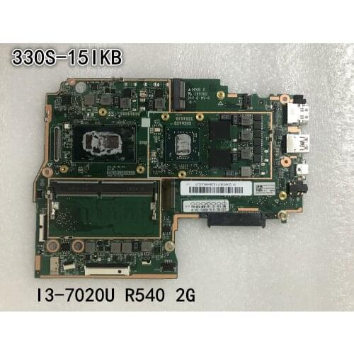 Original laptop Lenovo Ideapad 330S-15IKB Motherboard CPU I3-8130U R540 2G 4G FRU 5B20R07384