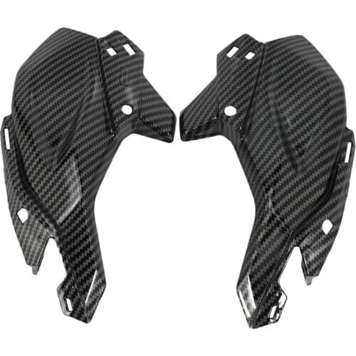 Motorcycle Front Side Nose Cover Headlight Panel Fairing Cowl Carbon Fiber Fit for Kawasaki Z900 2017-2019