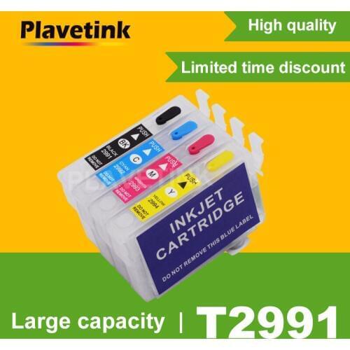 Plavetink T2991 XL Refill Ink Cartridge Compatible For Epson T2991XL Expression Home XP-245 XP-247 XP-342 XP-345 XP-442 XP-445