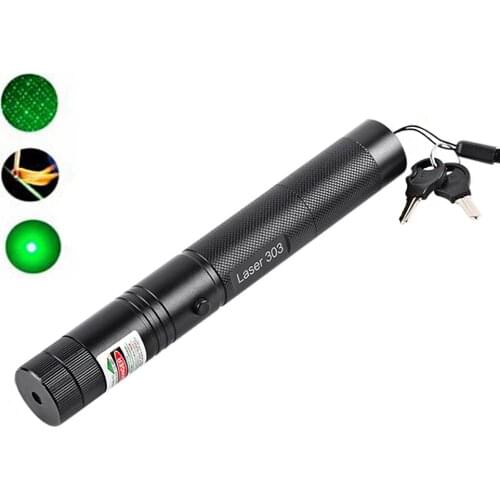 Hot Green Laser Pointer Pen Adjustable Burning Match With Rechargeable 5mW High Power Adjustable Laser Pointer High Power 532nm