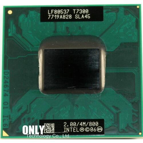 Core 2 Duo T7300 2.0GHz 4M 800 Dual Notebook processors Laptop CPU Socket PGA 478 pin