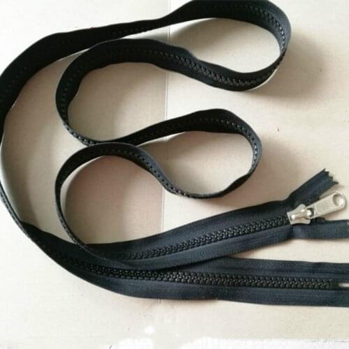5 Pcs/lot Oversize Long Plastic YKK Zipper Black Resin Close End for Outdoor Tent Sleeping Bag Sewing Accessories Wholesale