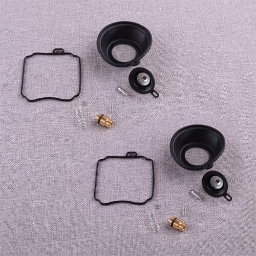 CITALL Carburetor Repair Kit Plunger Valve Diaphragm fit for Yamaha XVS650 V-STAR 1998-2008 2009 2010 2011 2012 2013 2014 2015