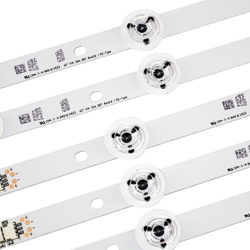 1set=10pcs LED strip For LG 42'' TV 6916L-1683B 6916L-1685B 6916L-1682A 6916L-1684A 42LB700V 42LB671V 42LB720V 42LB730V 42LB690V