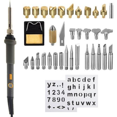 New 60w 110V or 220v Electric Thermostat iron tool High quality SCORCHER cautery wood for kid Pyrograph