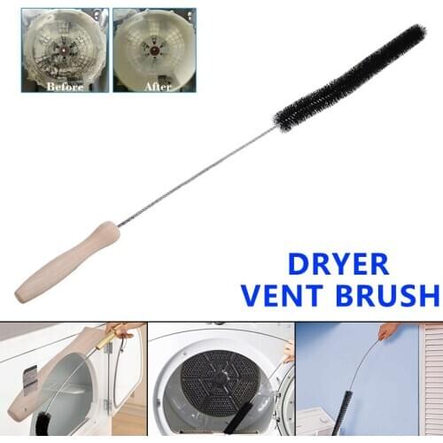 1pc Nylon Tube Brushes Dryer Vent Brush Extra Long Tube Cleanng Brush Coils Cleaner For Refrigerator Household Cleaning Tools