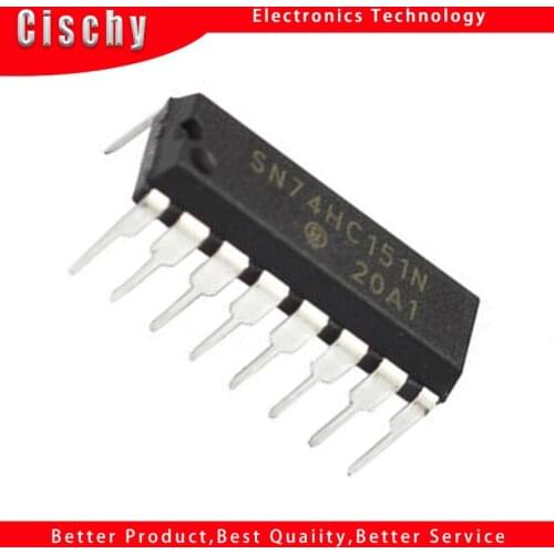 10pcs/lot SN74HC151N SN74HC151 74HC151N 74HC151 DIP-16