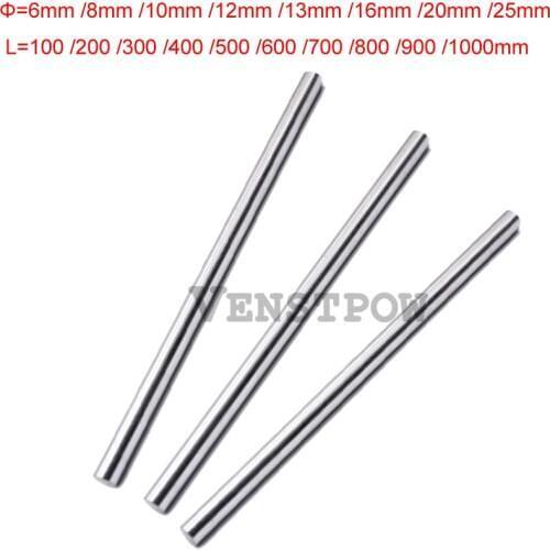 2pcs 10mm 10x300 linear shaft 3d printer 10mm x 300mm Cylinder Liner Rail Linear Shaft axis cnc parts