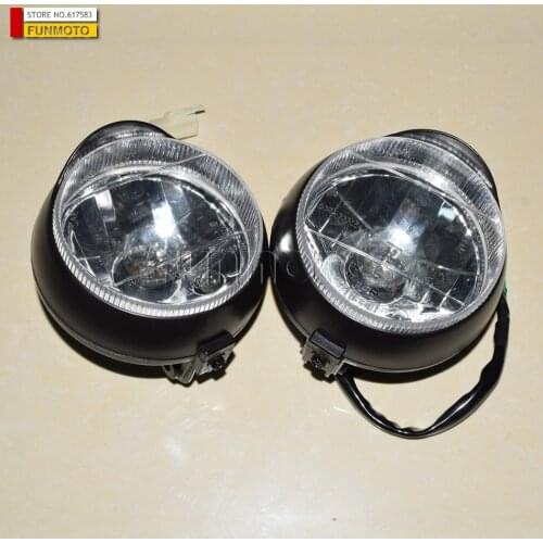2pcs headlight with EEC suit for PGO250 BUGGY or KANDI 250/KINROAD 250 BUGGY