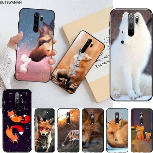 Anime funny foxs lovely Phone Case for Redmi Note 9 8 8T 8A 7 6 6A Go Pro Max Redmi 9 K20 K30 Pro
